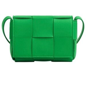 Bottega Veneta Vibrant Green Crossbody Mini Bag